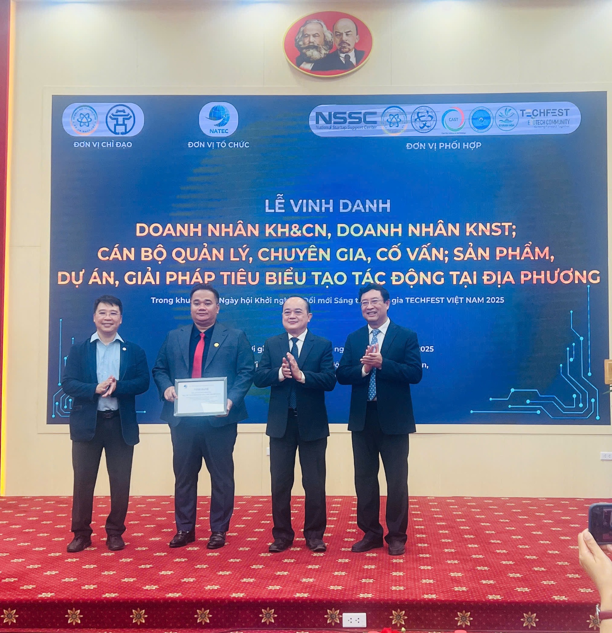 Đồng Nai: 4 cá nhân tiêu biểu trong hoạt động khởi nghiệp đổi mới sáng tạo được vinh danh