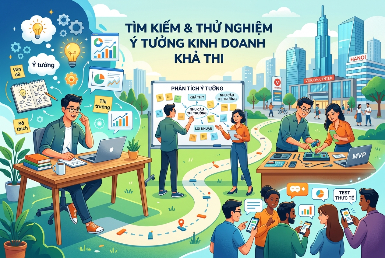 Cách để tìm và thử nghiệm các ý tưởng khởi nghiệp